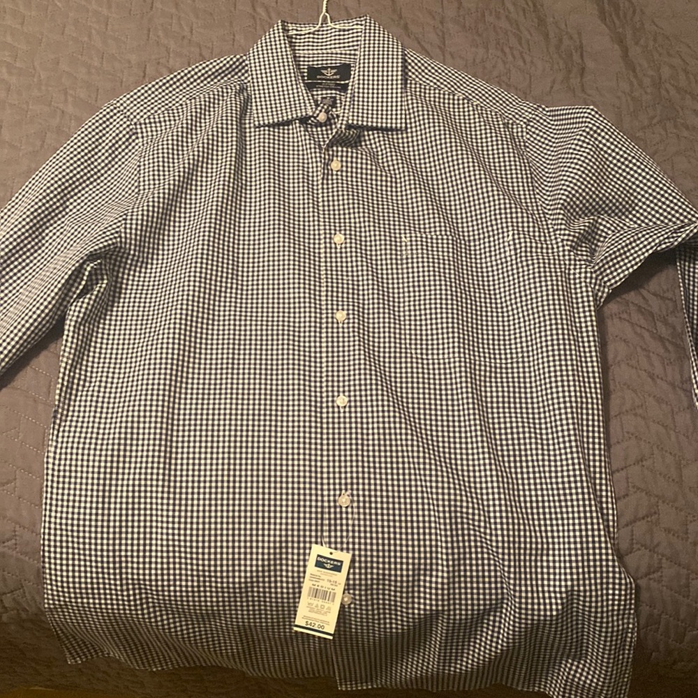 Men fitted stretch collar (medium) 15-15-1/2 32/33